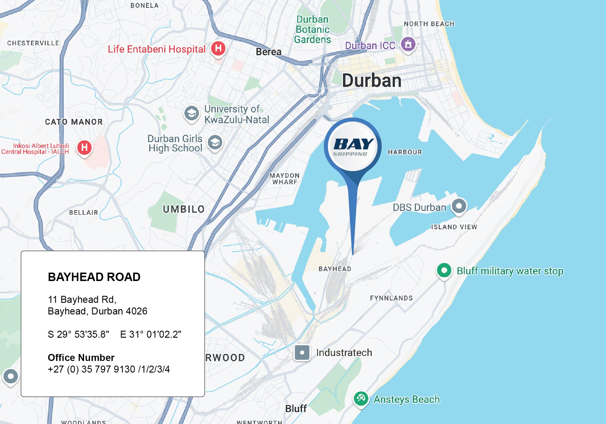 Map of our operational reach across multiple regions.