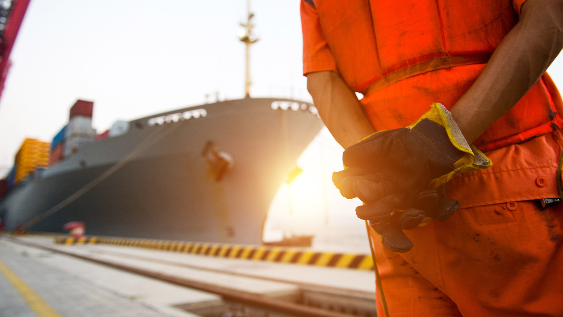 Port agency staff ensuring smooth vessel operations